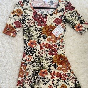 LuLaRoe Ana Floral Dress NWT
